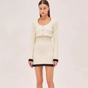 Alexis 'Vernazza' cropped top and a matching 'Sorena' dress